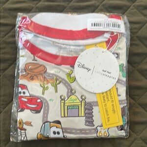 NIB Disney Cars Themed Long Sleeve & Pant Pajama Set Size 16